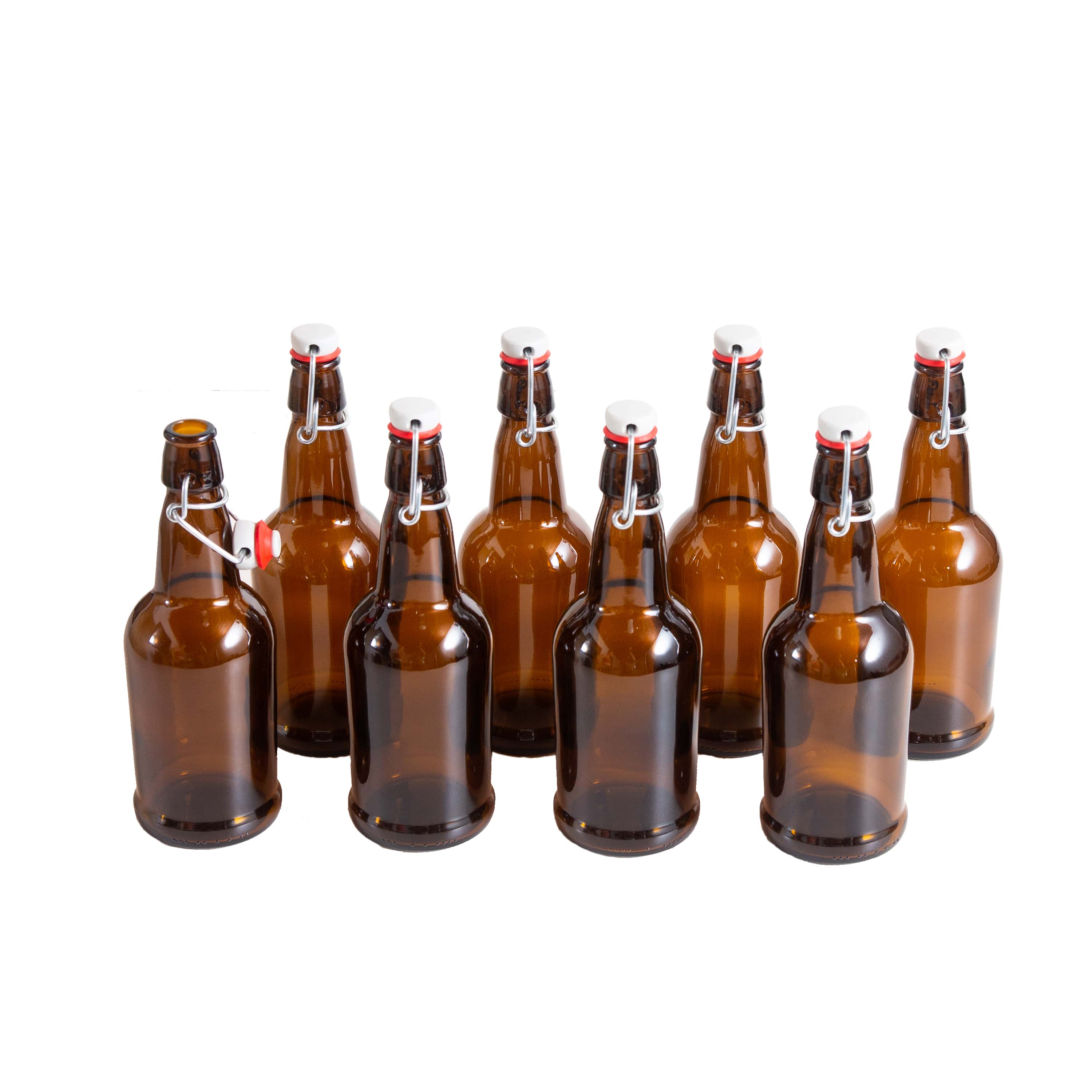 16 Oz. Flip Top Beer Bottles - Image 3