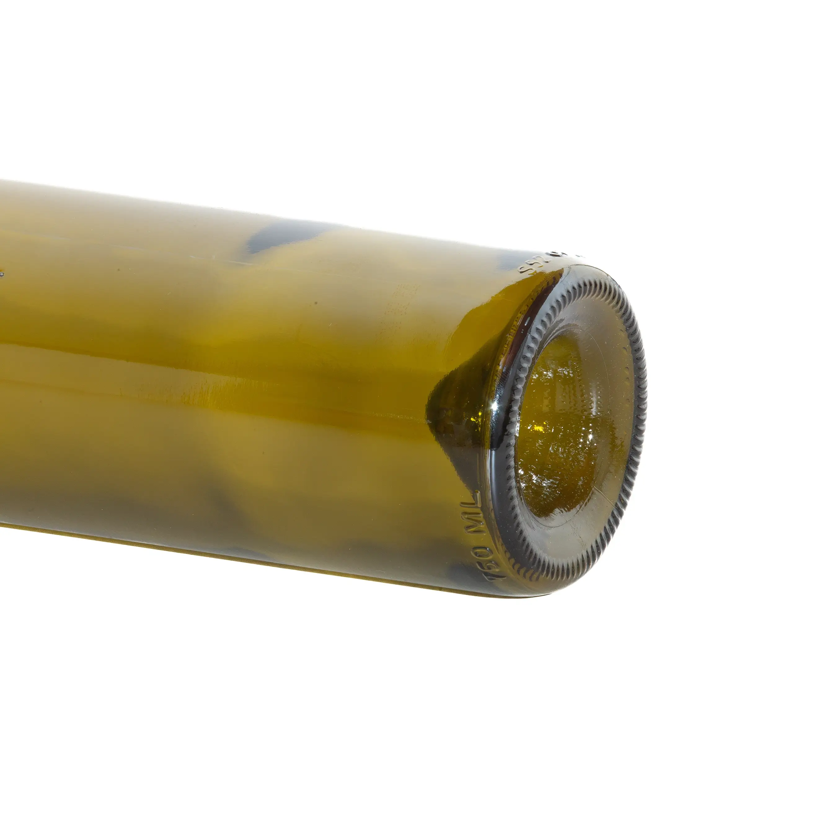 750 mL Antique Green Wine Bottles - Image 2