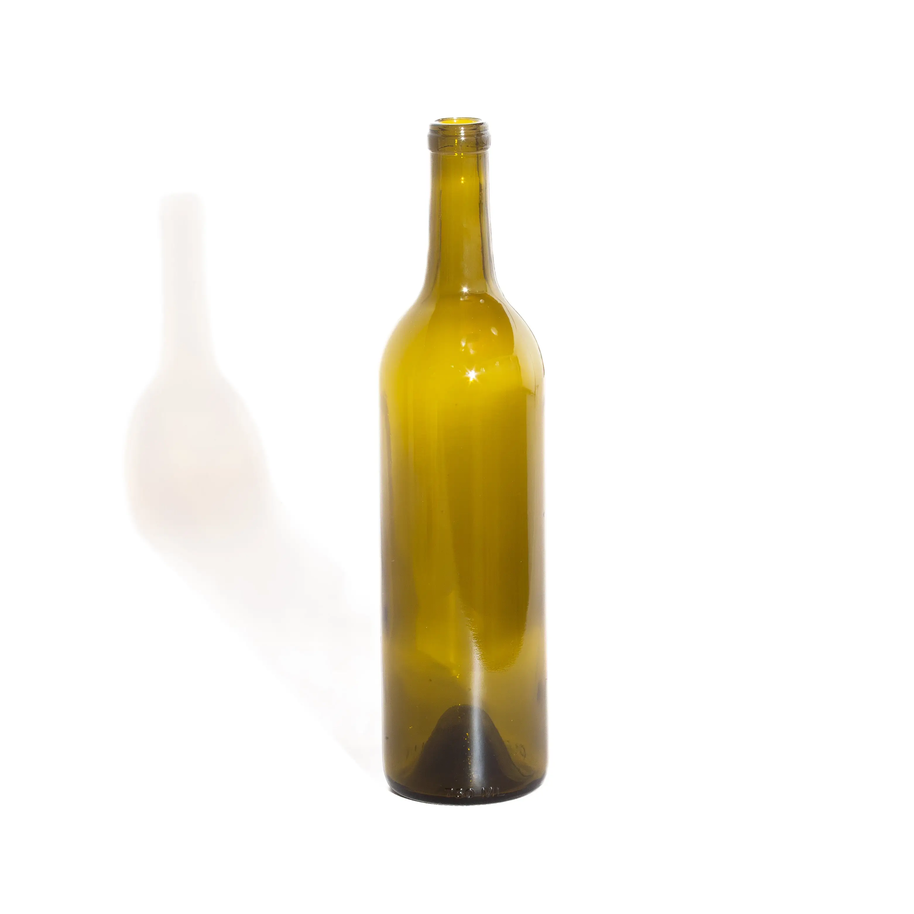 750 mL Antique Green Wine Bottles - Image 3