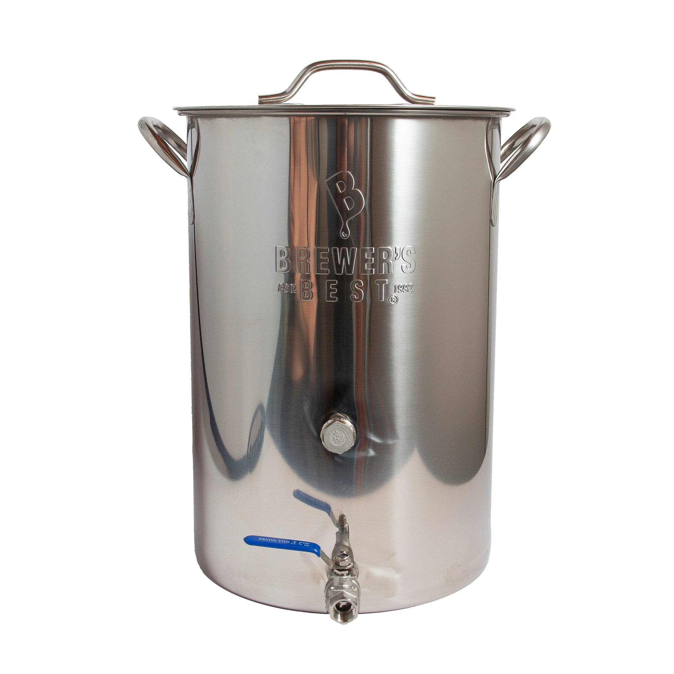 8 Gallon Brew Kettle with Thermometer & Ball Valve Ports - Image 6