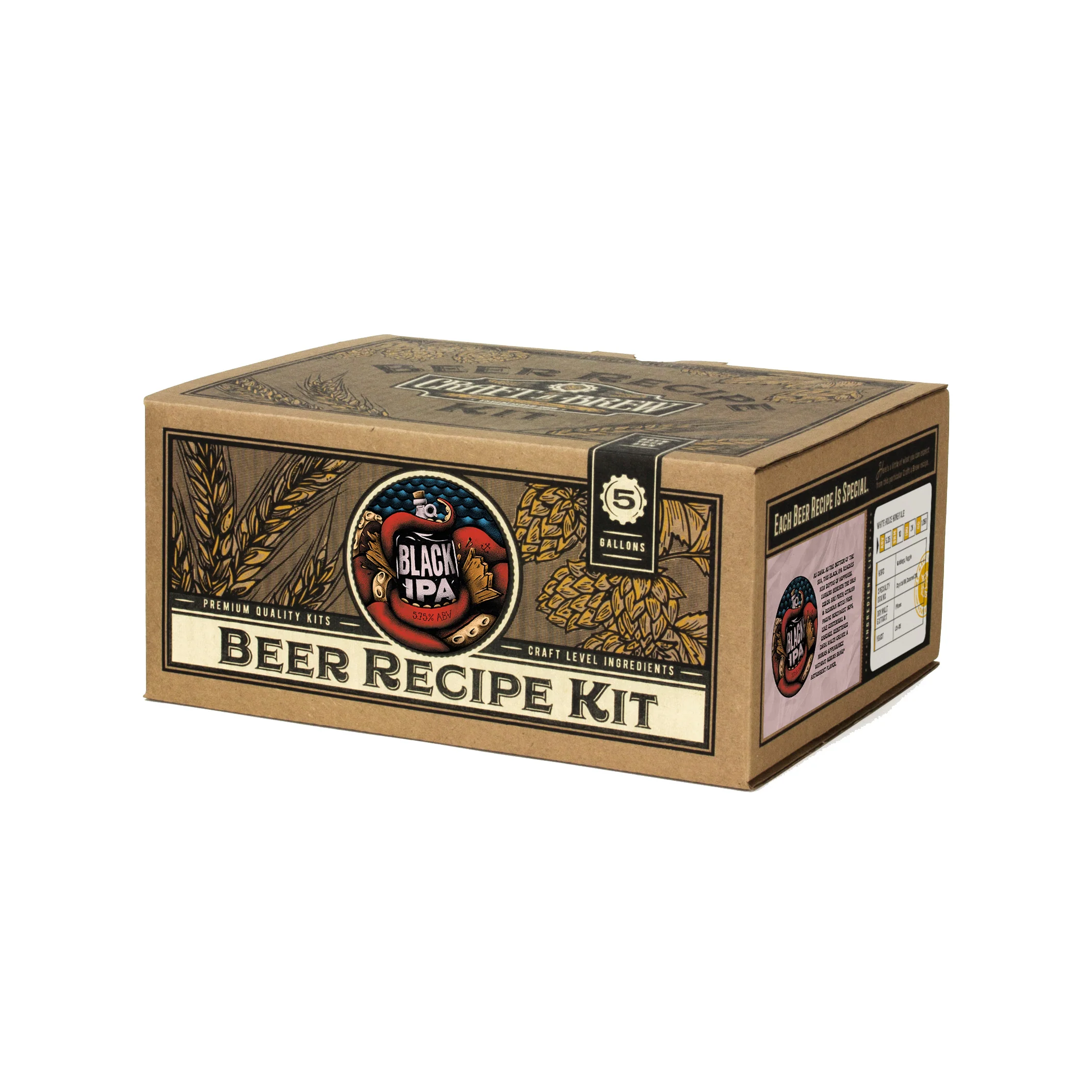 Black IPA 5 Gallon Beer Recipe Kit - Image 2