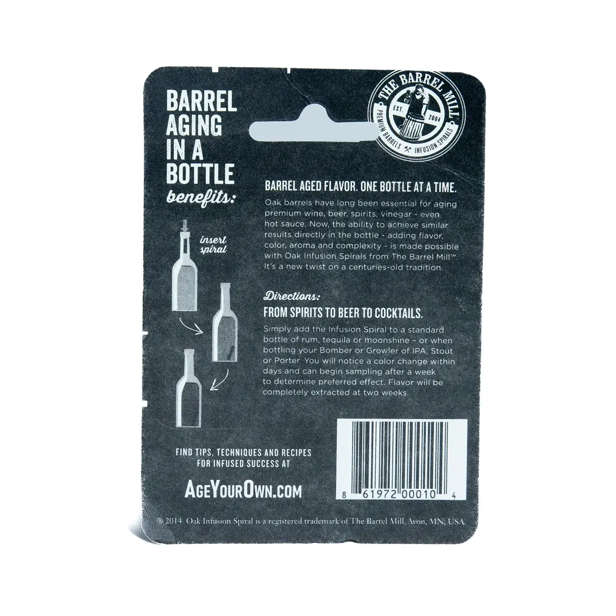 Bottle Oak Infusion Spiral - Char 3 Toast - Image 2