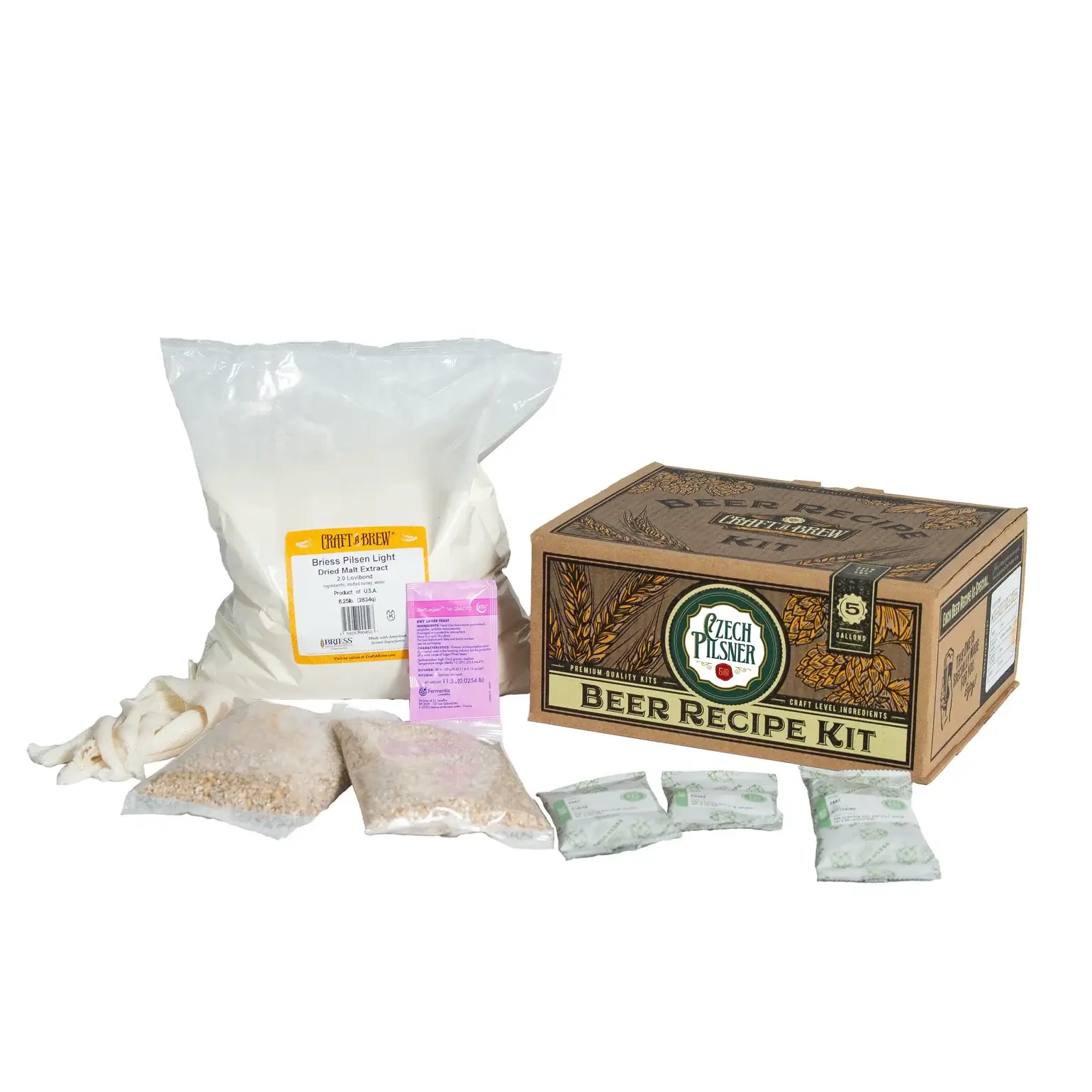 Czech Pilsner 5 Gallon Beer Recipe Kit - Image 3