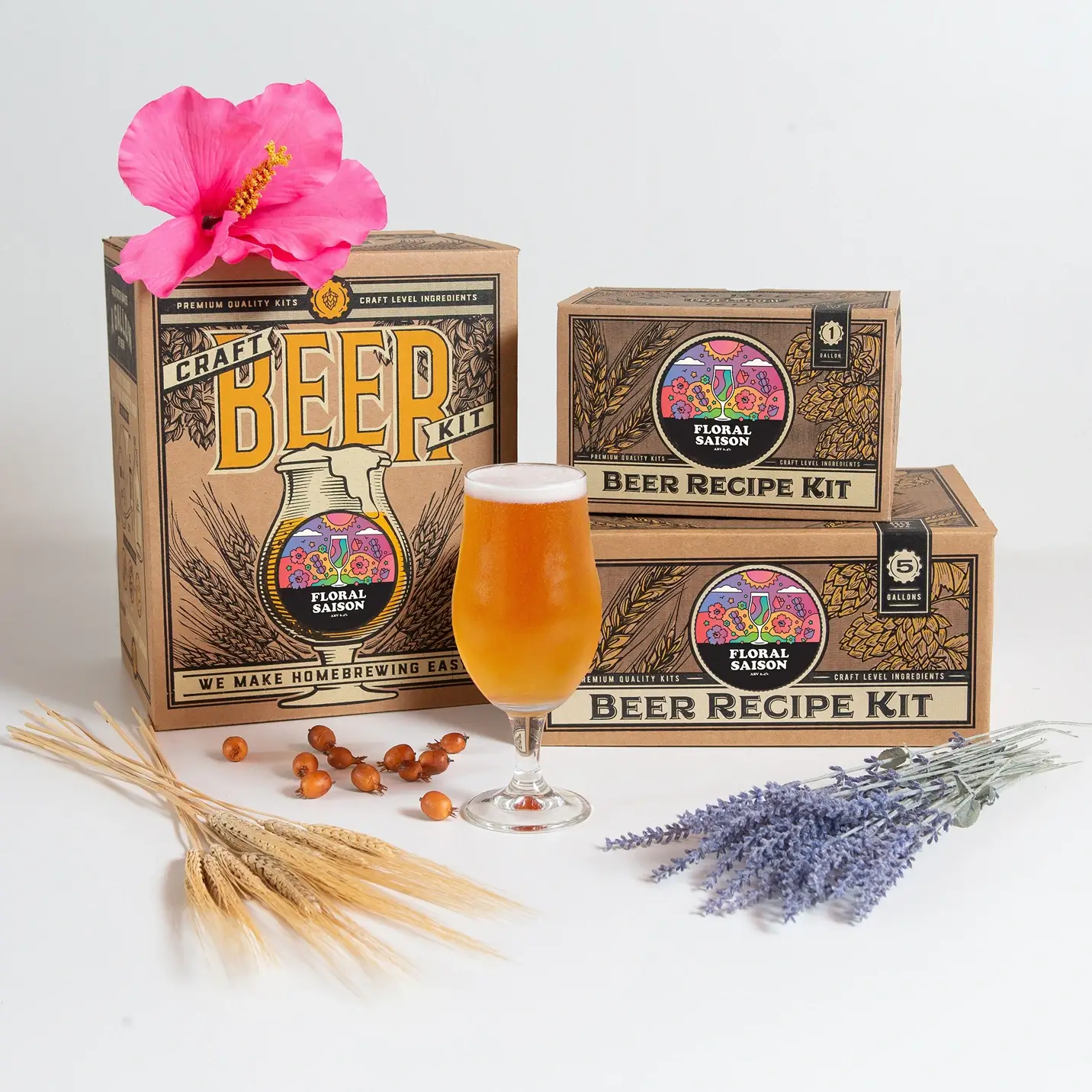 Floral Saison Beer Making Kit - Image 3