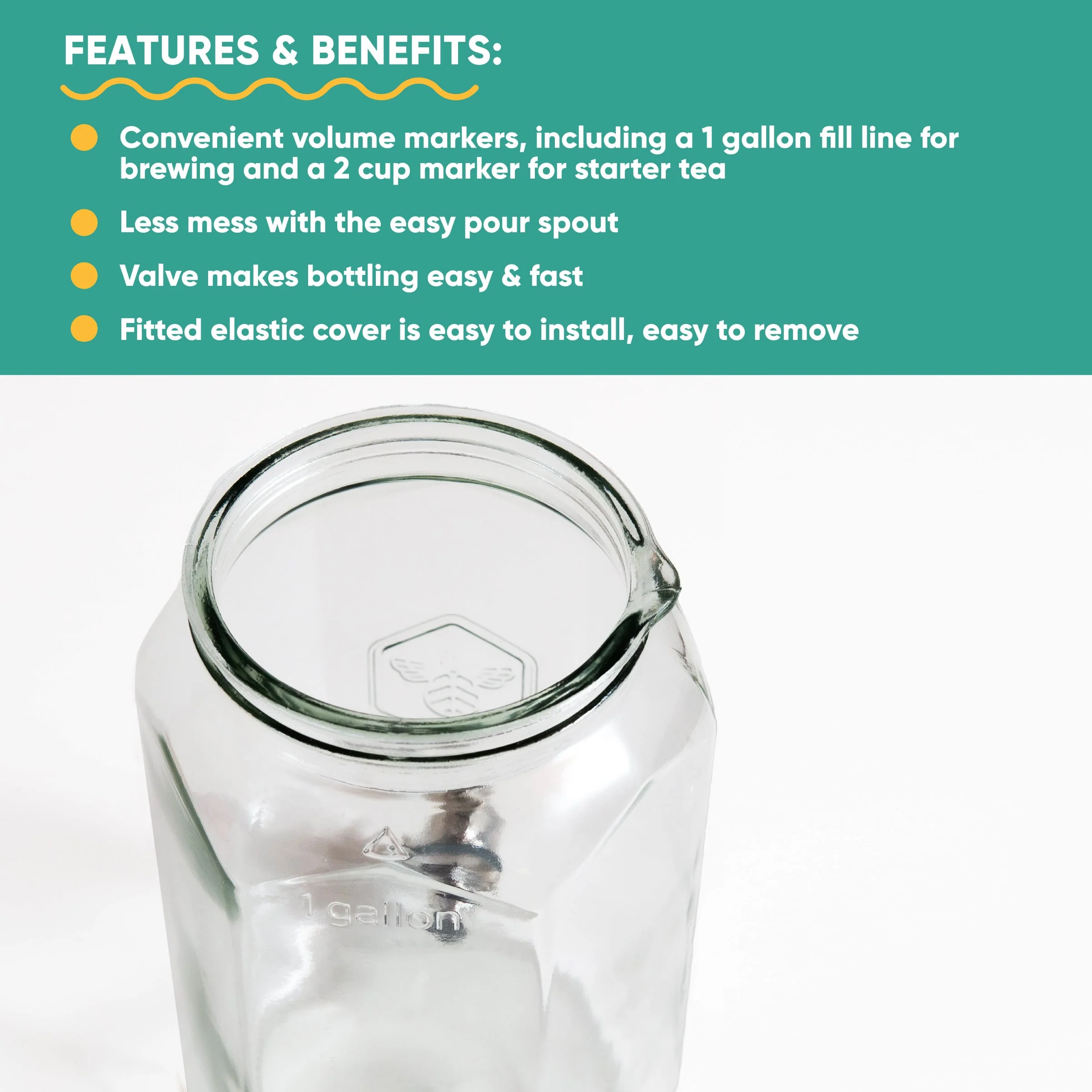 Kombucha Jar with Valve - Image 5