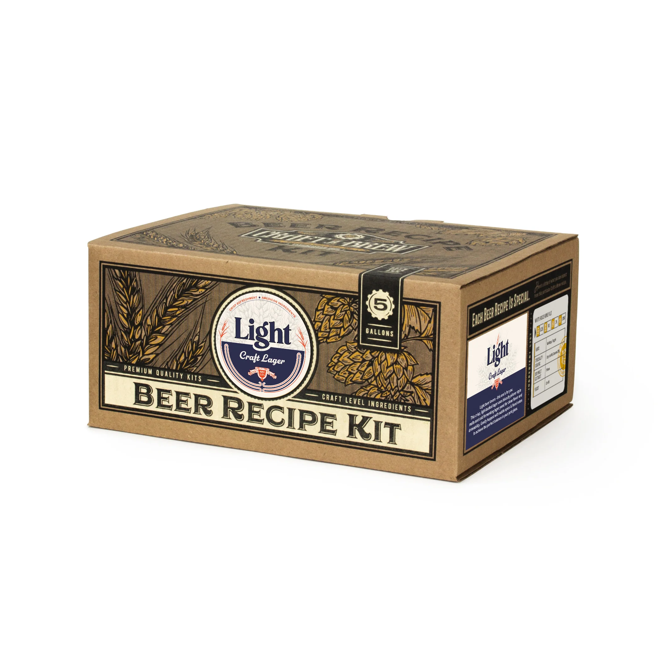 Light Craft Lager 5 Gallon Beer Recipe Kit - Image 2