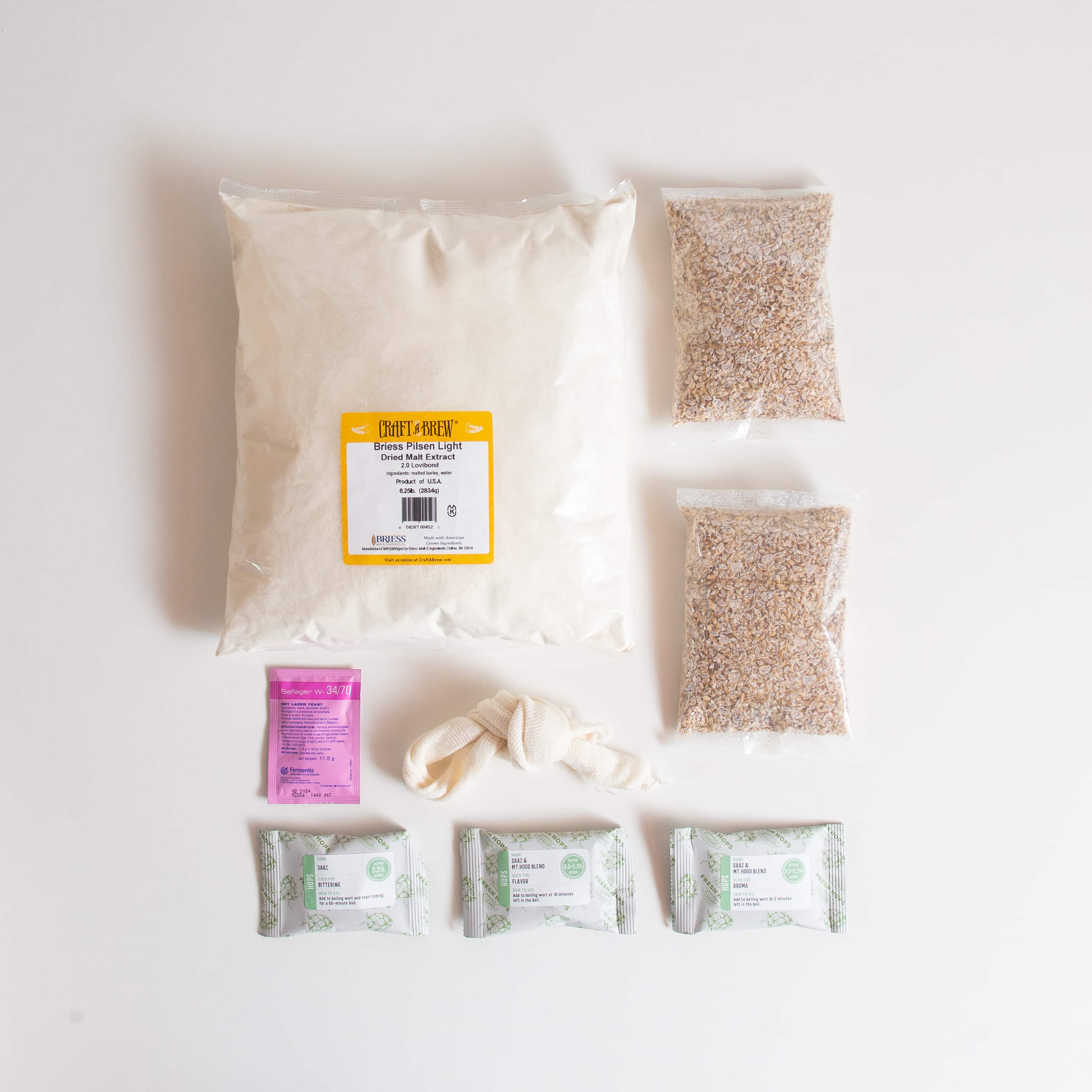Light Craft Lager 5 Gallon Beer Recipe Kit - Image 3