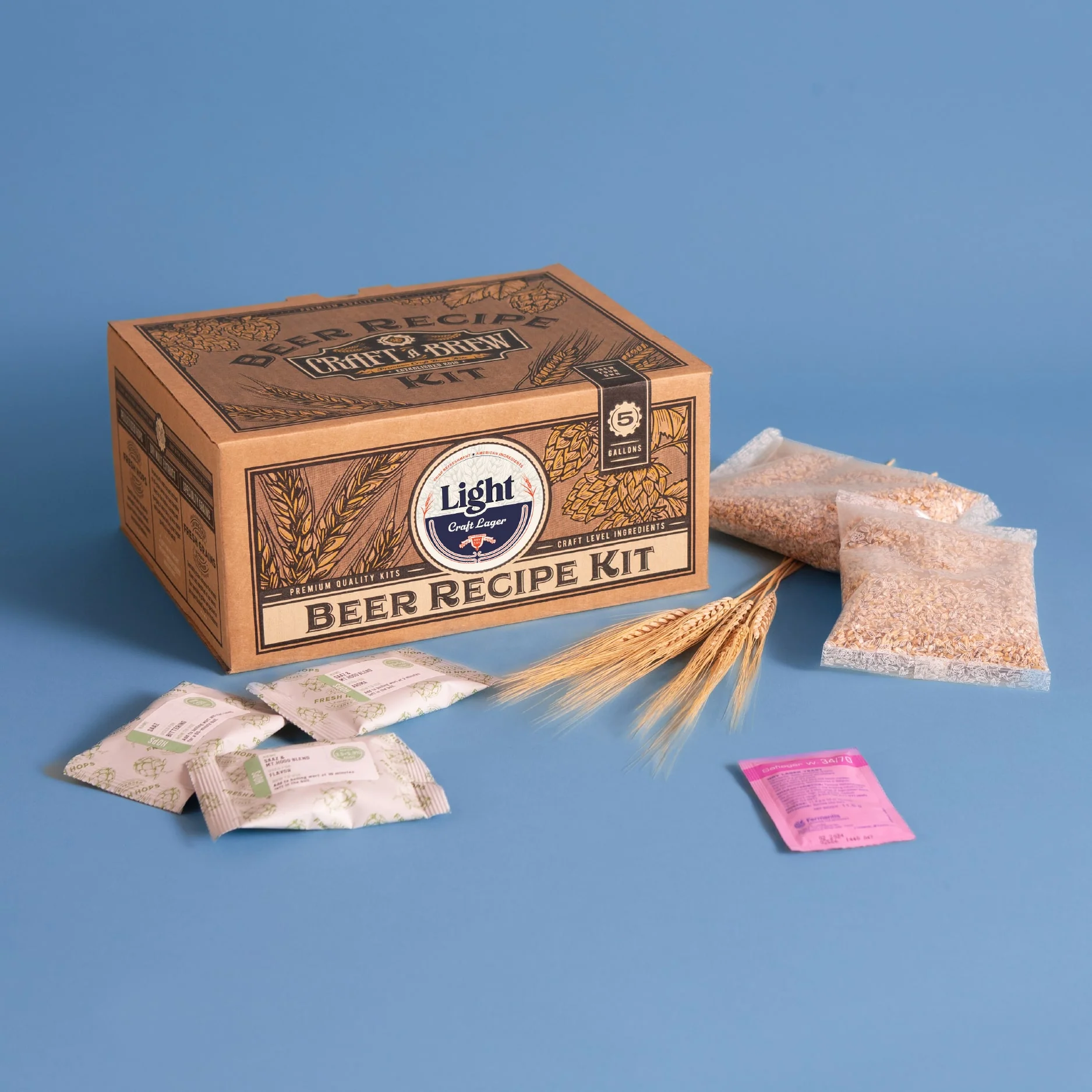 Light Craft Lager 5 Gallon Beer Recipe Kit - Image 4