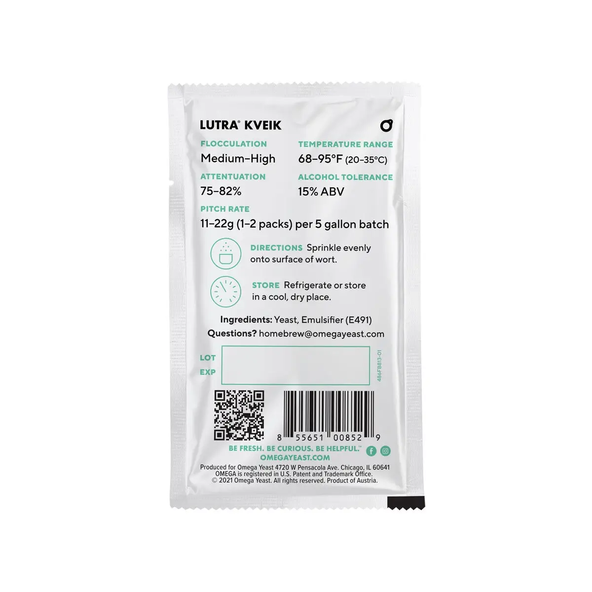 Omega Yeast | OYL-071DRY Dried Lutra® Kveik - Image 2