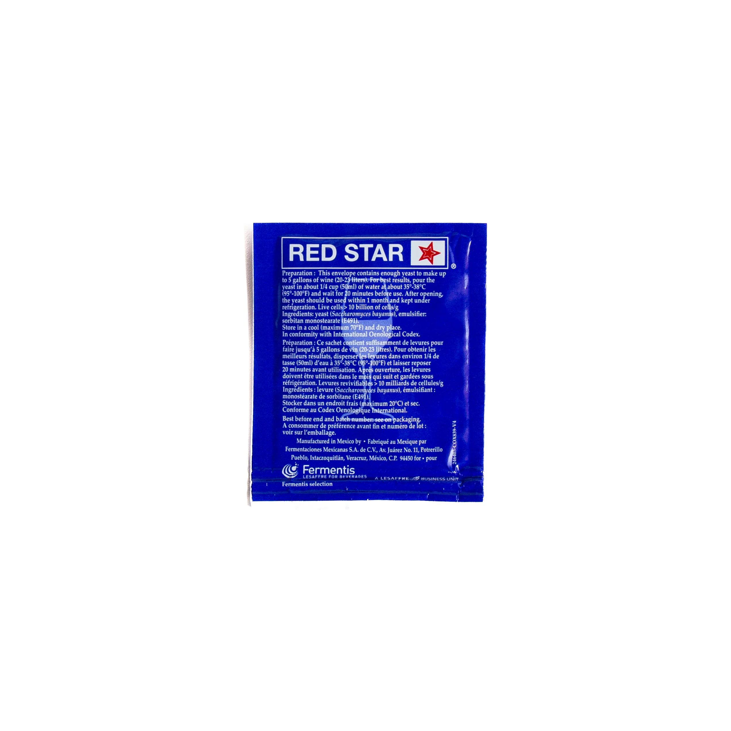 Red Star Premier Cuvee Wine Yeast - Image 3