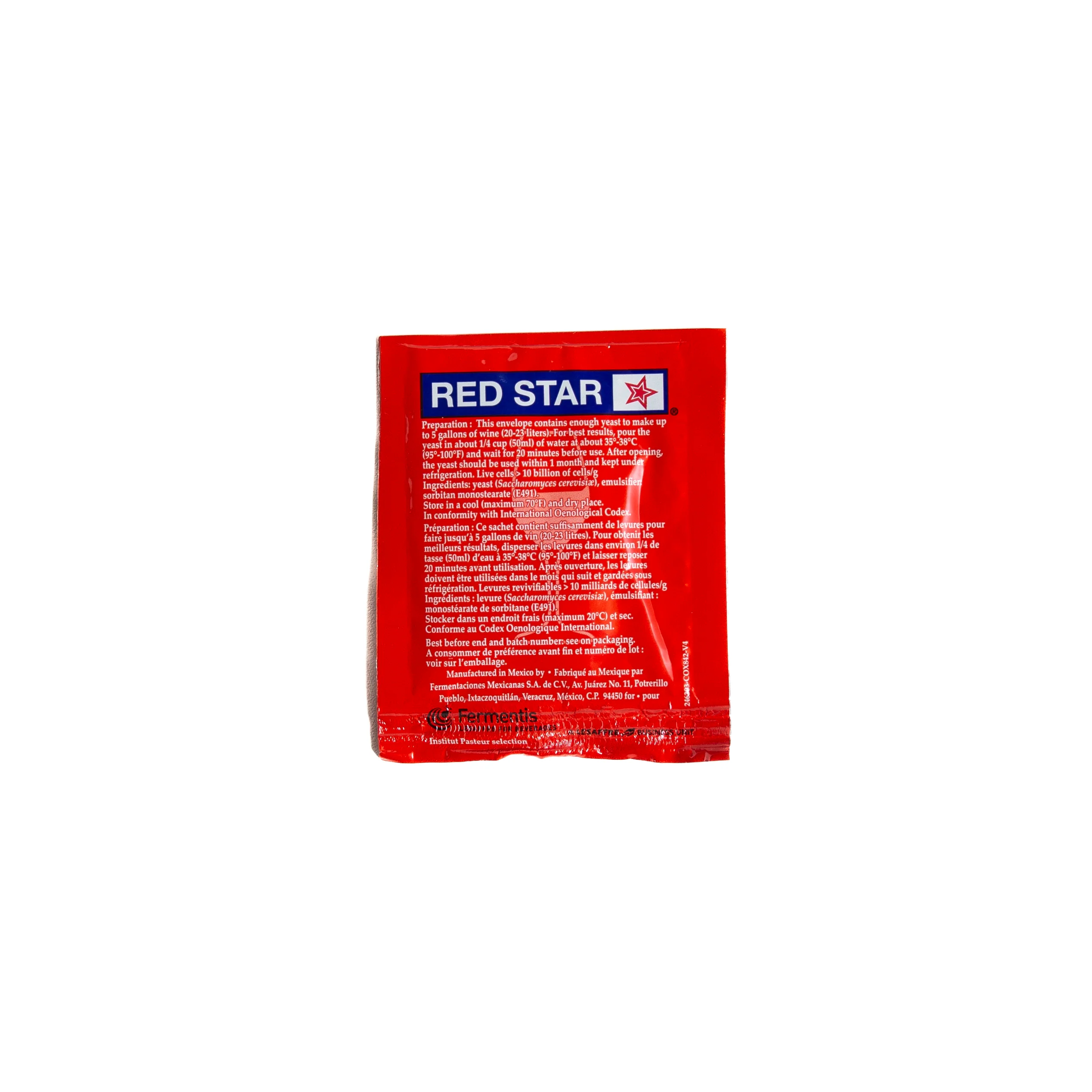 Red Star Premier Rouge Wine Yeast - Image 3
