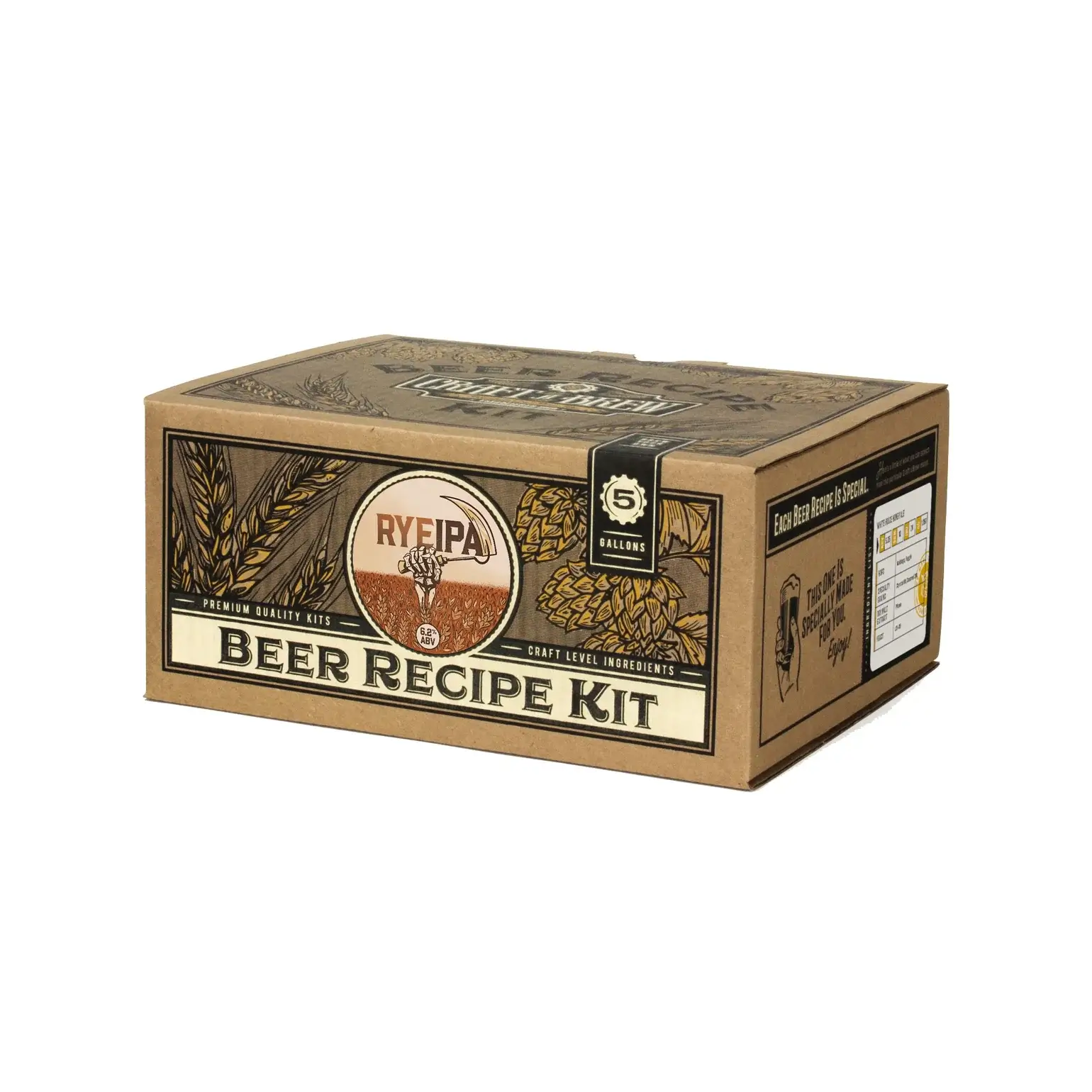 Rye IPA 5 Gallon Beer Recipe Kit - Image 2