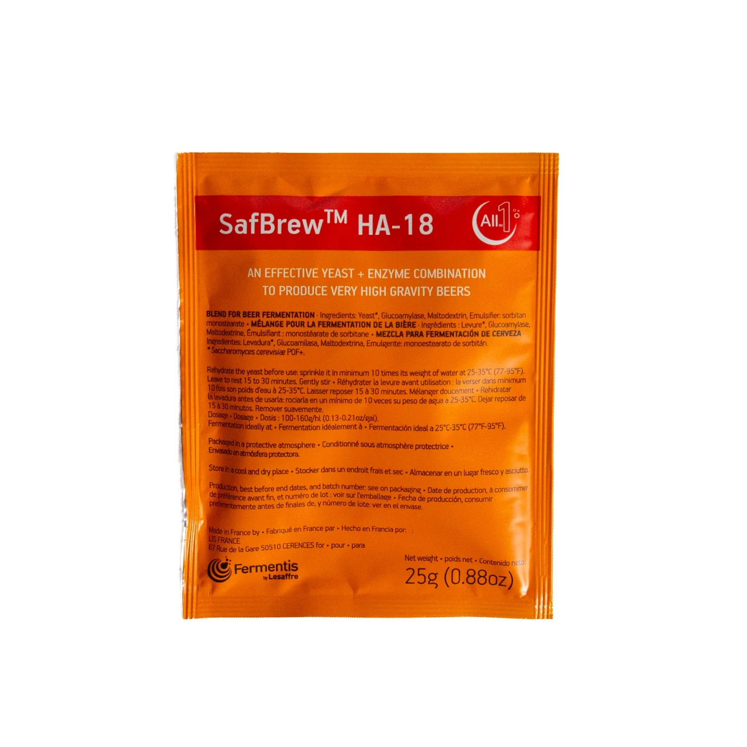 SafBrew HA-18 Yeast
