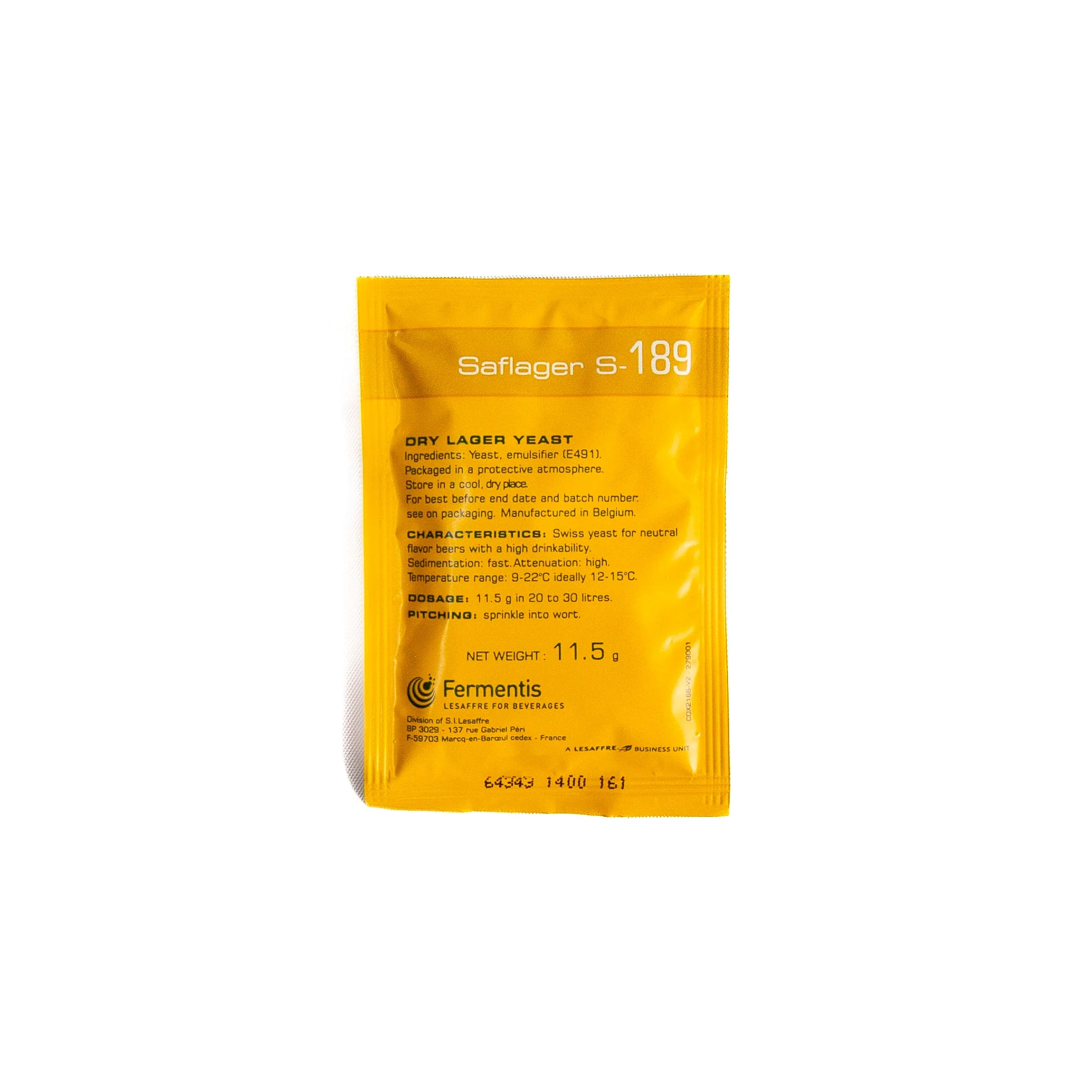 SafLager S-189 Lager Dry Yeast
