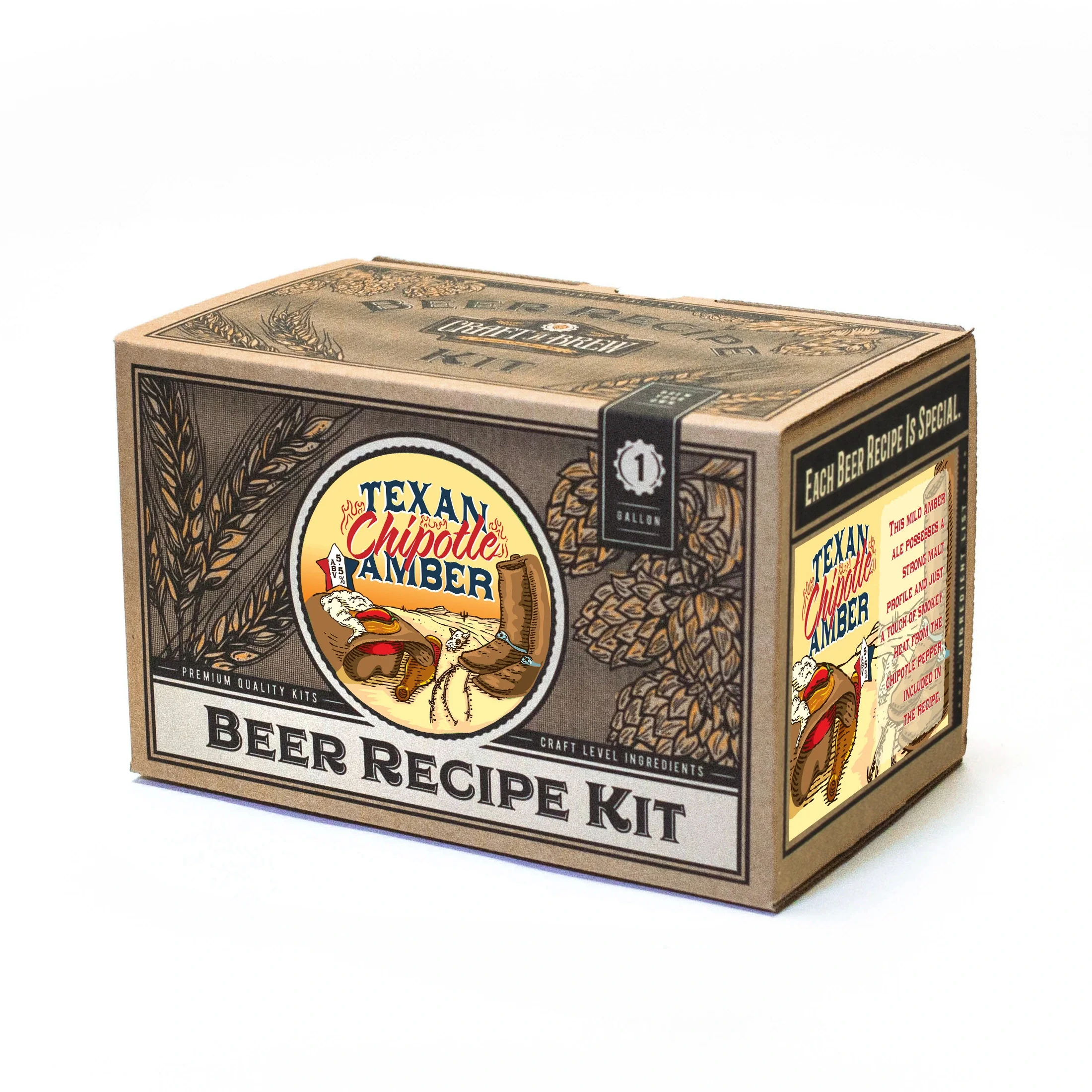 Texan Chipotle Amber Ale Beer Recipe Kit - Image 2