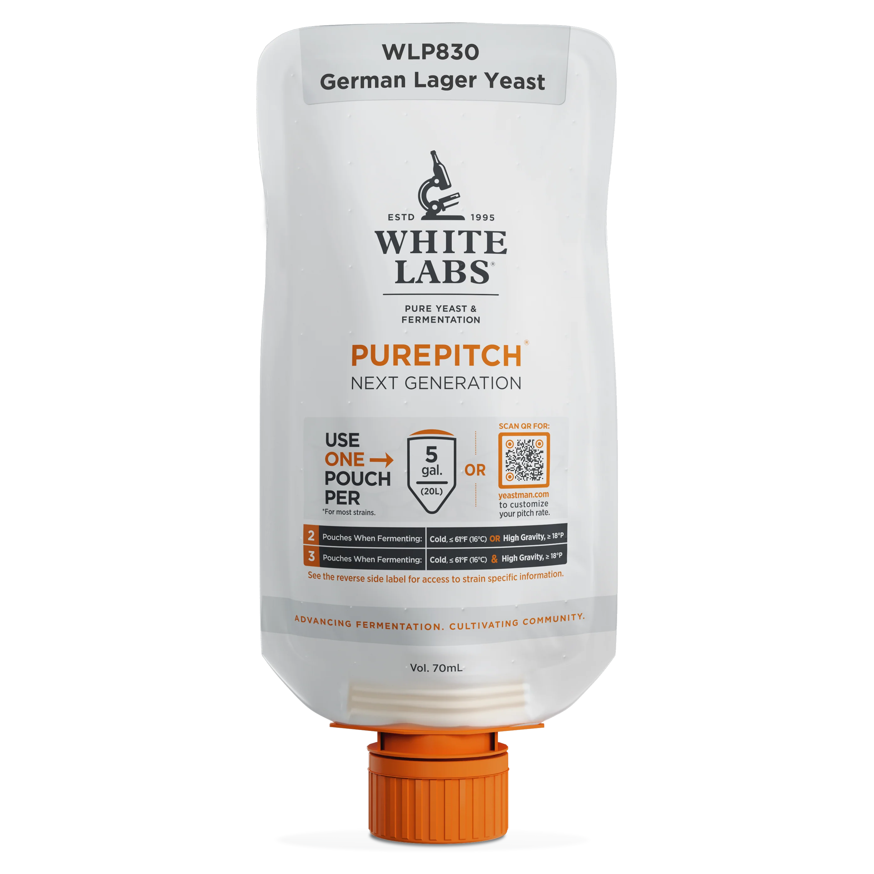 White Labs Yeast | WLP830 German Lager | PurePitch® Next Generation